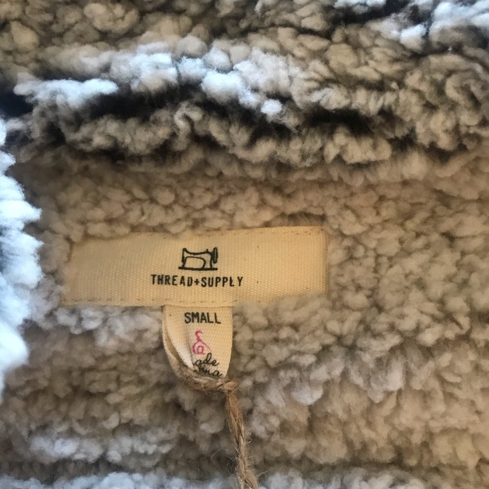 Open Front Wool Vest - Picture 5 of 6